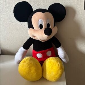 Disney Mickey Mouse Plush Toy - Black, Red, Yellow, Disneyland